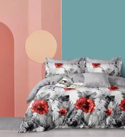 Bavlněné povlečení Vlčí mák 140x200, 70x90 cm