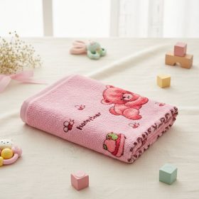 Ručník froté Medvídek 50x100 cm růžový