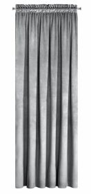 Závěs Velvet 140x270 cm světle šedý