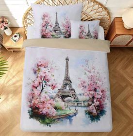 Povlečení Paris Rose 3D 140x200, 70x90, 40x50 cm, 3-dílné