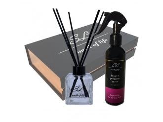 Smell of Life Dárková sada 1 for HER inspirovaná La Vie Est Belle - Vonný difuzér 100 ml + Parfém do bytu/auta 200 ml
