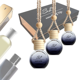 Smell of Life Dárková sada 6 for HIM car 30 ml - 3 ks Vůně do auta 10ml inspirovaná Sauvage, Bottled, One Million