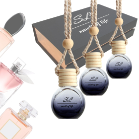 Smell of Life Dárková sada 6 for HER car 30 ml - 3 ks Vůně do auta 10ml inspirovaná La Vie Est Belle, Sí, Mademoiselle