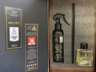 Smell of Life LUXUSNÍ DÁRKOVÁ KAZETA S PARFÉMY DO BYTU I DO AUTA Výběr vůně: FAHRENHEIT