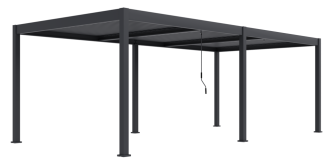 Bioklimatická pergola INTRO DUO 7,2x3,6 m, hliník - volně stojící
