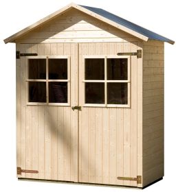 Dřevěný zahradní domek 357 (185 x 105 x 216 cm)