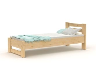 Borovicová postel L810 přírodní 90×200