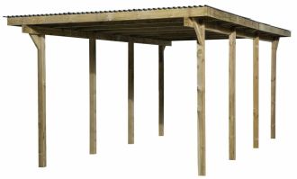 Dřevěný přístřešek na auto 606 (3x6 m)