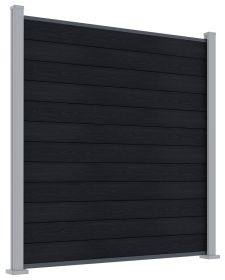 ELEMENT plotový panel WPC 180x180 cm a koncovky - antracit