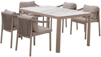 BOISE jídelní hliníková souprava CAPPUCCINO