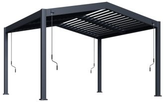 Bioklimatická pergola APEX 4x3,6 m, hliník - volně stojící
