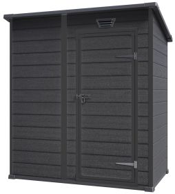 ESSENTIAL 6x4 domek tmavě šedá/černá