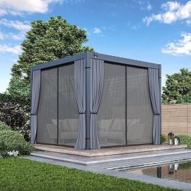 set závěsů a moskytiér pro pergolu ECO 4x3 m