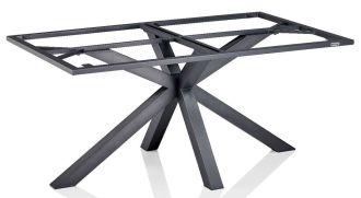 Stolová kostra X-LEG 160x95 cm - antracit