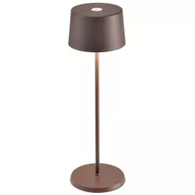 Zahradní lampička OLIVIA hnědá - 35 cm