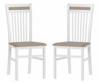 Čalouněná židle VOLANO 131 (2ks) bílá mat