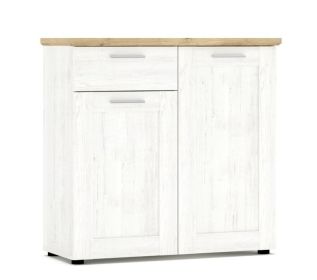 Komoda se zásuvkou ROLLY, borovice Andersen/dub Artisan