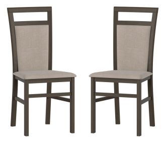 Čalouněná židle LUSIA 101 (2ks) wenge