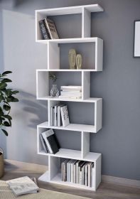 Policový regál ANDREW 6 barva bílá