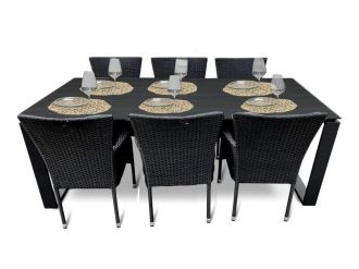 Zahradní sestava 6+1B černá