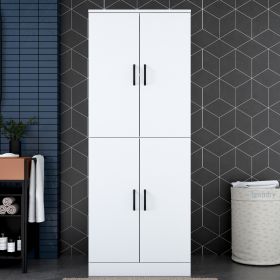 KD109 skříňka na pračku s dvířky, bílá