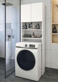 Skříňka nad pračku LAUREN barva bílá