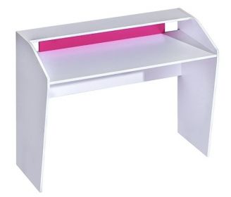 Pracovní stůl TRAFICO 9 bílá/růžová