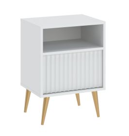 BARCELONA noční stolek 1S, bílá