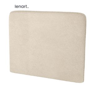 Polstrovaný záhlavník k posteli 90 cm barva béžová boucle