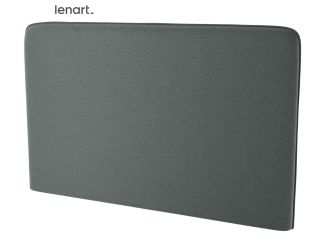 Polstrovaný záhlavník k posteli 120 cm barva grafit