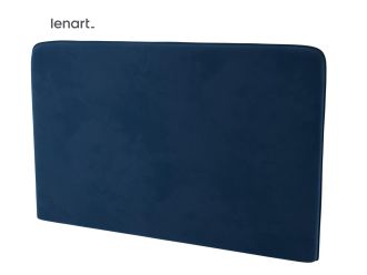 Polstrovaný záhlavník k posteli 120 cm barva modrý granát