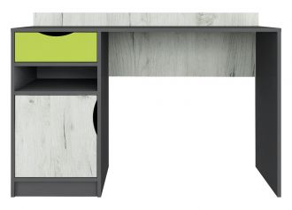 Psací stůl DISNEY dub kraft bílý/šedý grafit/limeta