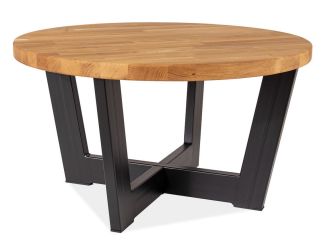 Konferenční stolek CONO B dub masiv/černá