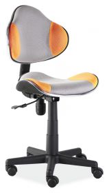 Kancelářská židle Q-G2 šedá/oranžová
