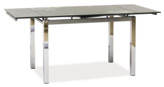 Jídelní stůl GODY 110(170)x74 šedá/chróm