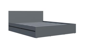 IDEA manželská postel 160, grafit