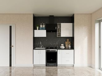 KAISER malá kuchyňská linka 140, bílá matná