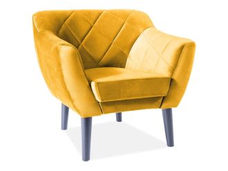 KARO 1 čalouněné křeslo, Bluvel 68 / wenge