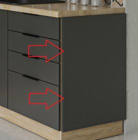 blendaboční panel š.55, v.71, Modena PAN720550, bílý mat