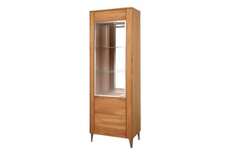 LATINA vysoká vitrína pravá, dub medový