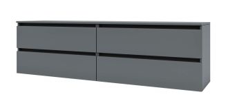 IDEA skříňka pod TV 1800, Grafite grey / Grafite grey