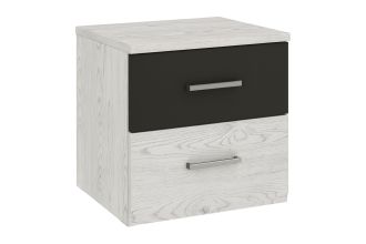 AGADIR noční stolek, antracit/light artwood