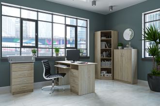 OFFICE kancelářská sestava, dub sonoma
