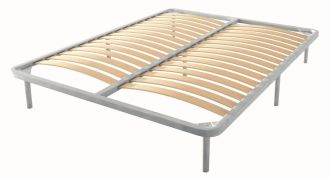 Kovová postel-rošt s nožkama GIRONA 160 cm