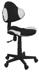 Kancelářská židle Q-G2 černá/bílá