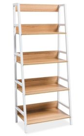 Regál RASTA A dub/černá mat 178x70