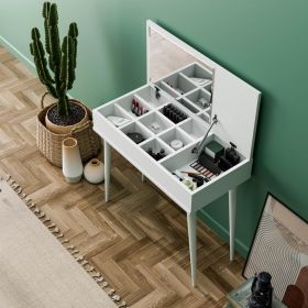 FLORA vyklápěcí toaletní stolek, bílá