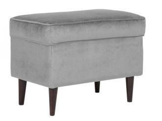 RON podnožka/taburetka, BLUVEL 14, šedá, wenge /P/