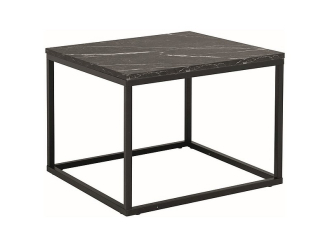 ROSSI B konferenční stolek, černáefekt mramoru