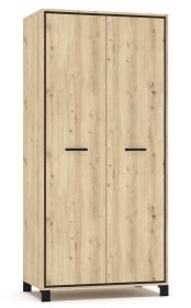 Šatní skříň 2D BUCKET dub artisan/wenge